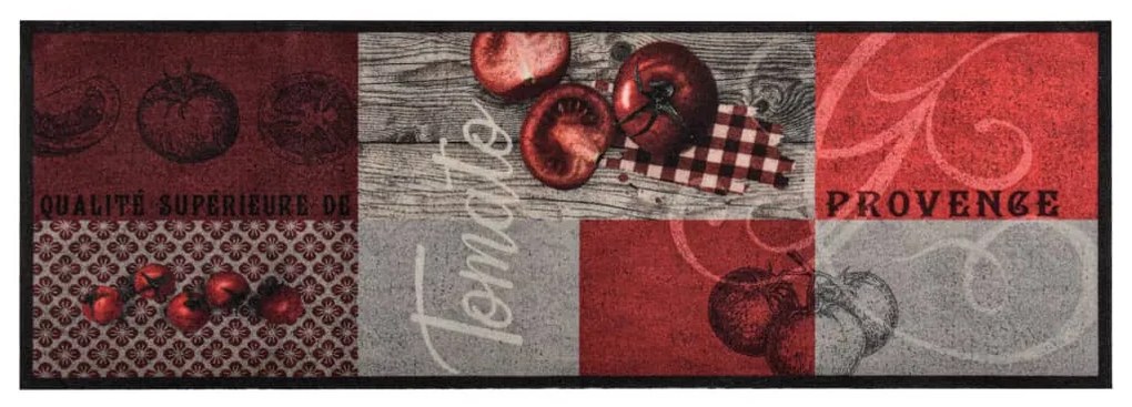 Tapete de cozinha lavável com design Tomates 60x300 cm