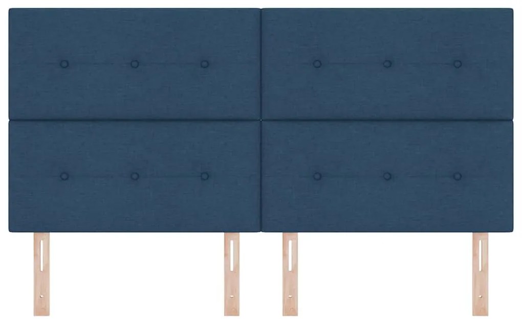 Cabeceira LED Azul Estofada 90 cm da
