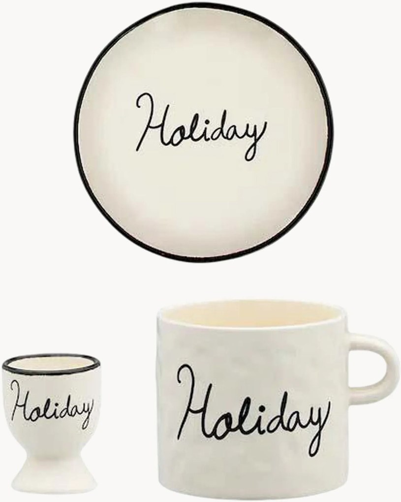 Conjunto de pequeno-almoço Holiday, conjunto de 3