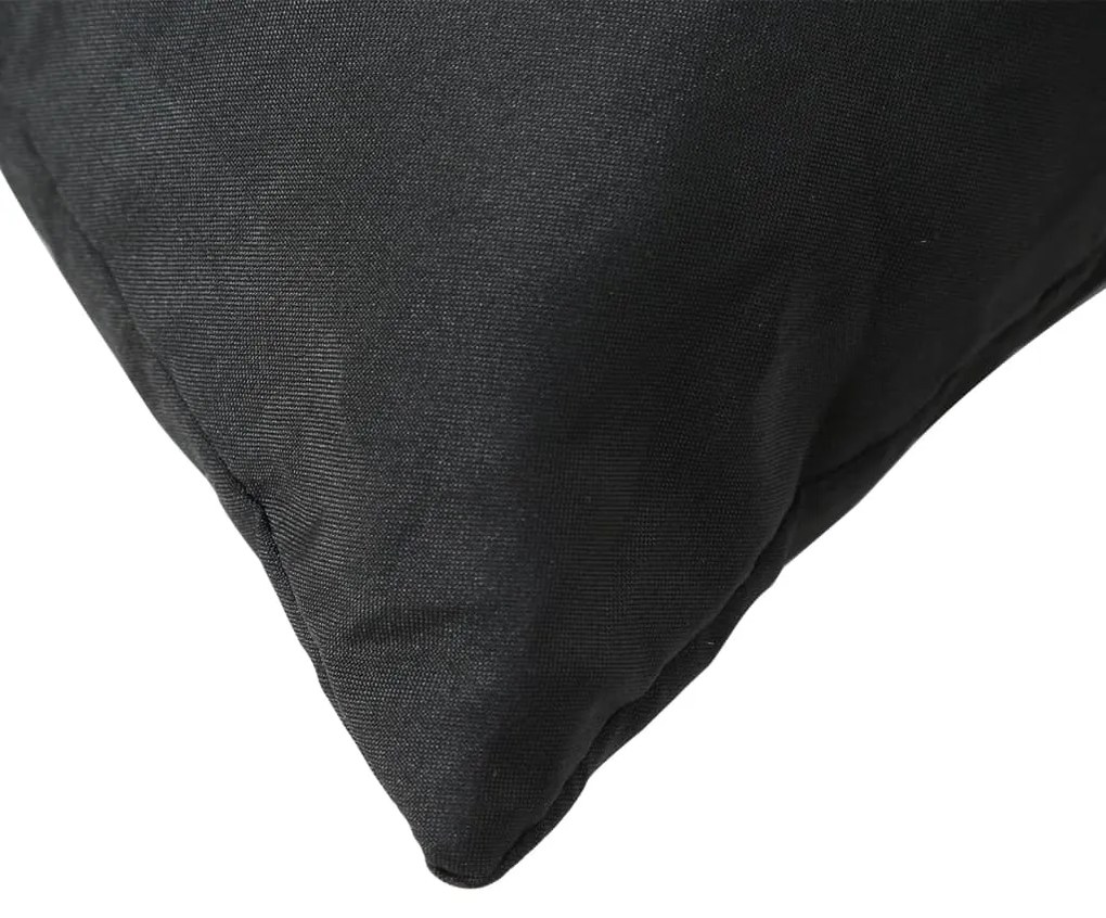 Almofadões para paletes 2 pcs tecido oxford preto