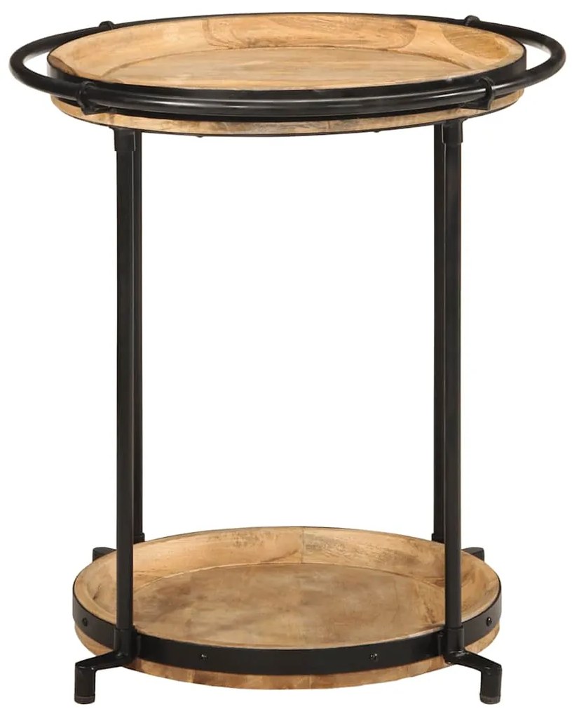 Mesa de apoio Ø55x60 cm madeira de mangueira maciça