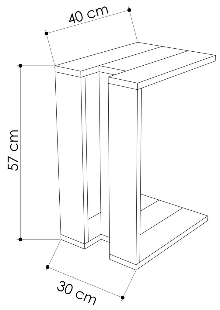 Estante City – Nogueira Amarela – 184,6 x 170 x 24,2 cm