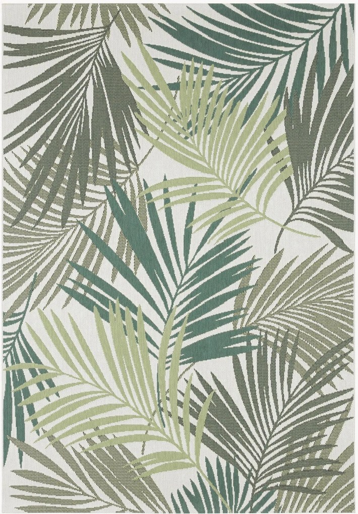 Tapete para interior e exterior com padrão de folhas Vai