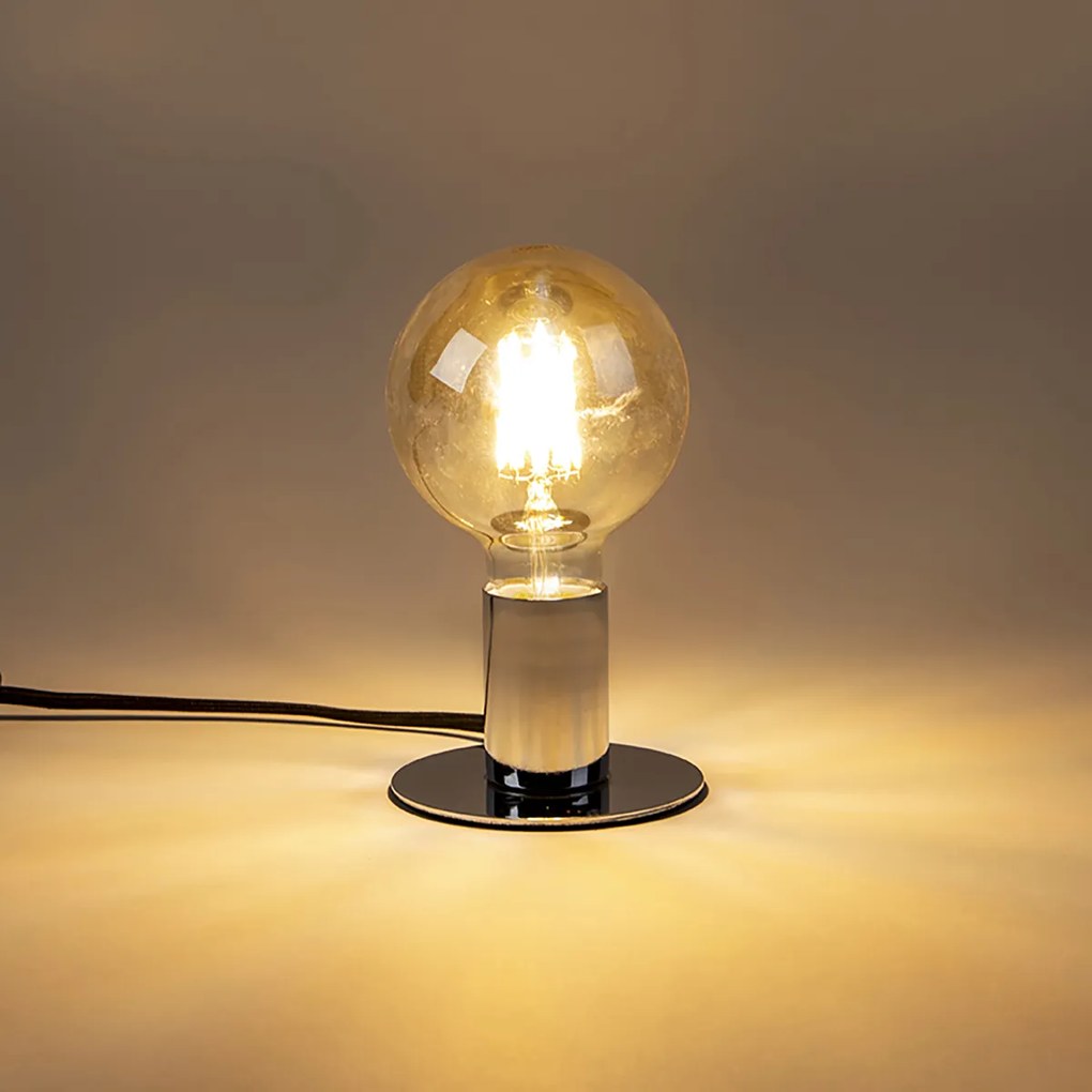 Conjunto de 3 lâmpadas LED E27 Dim to Warm G95 Dourado 8W 806lm 2000-2700K