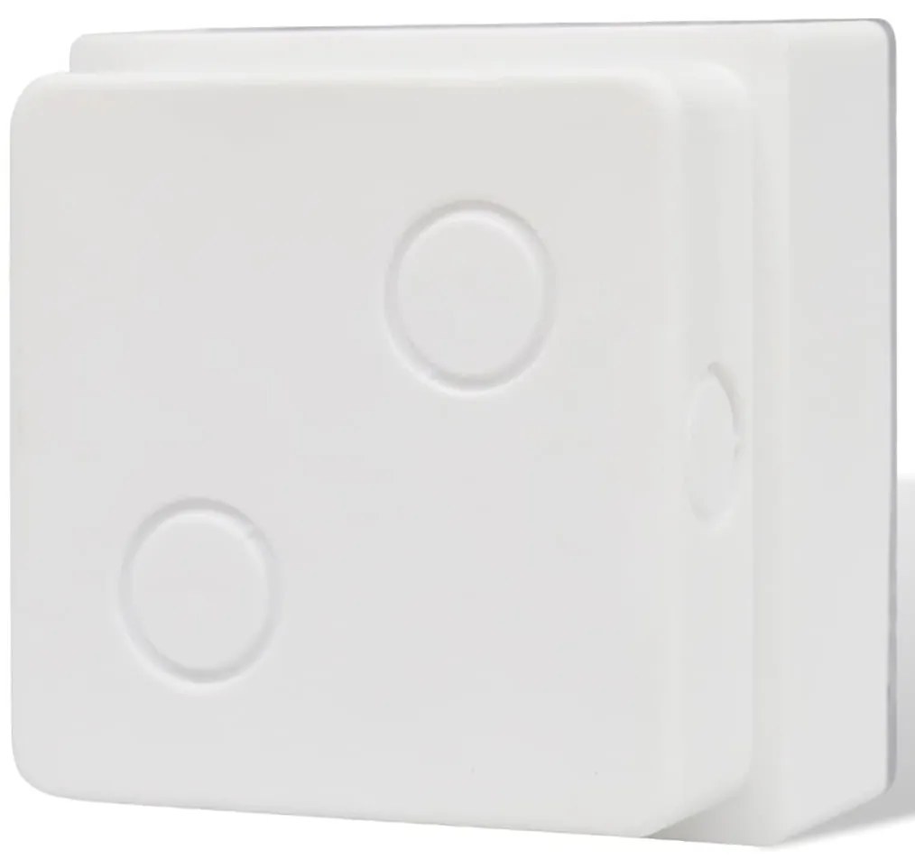 Luzes LED de encastrar no chão 6 pcs 100x100x68 mm