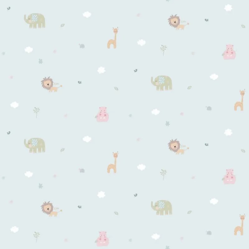 Papel Infantil LULLABY 222-3 Jungle verde menta