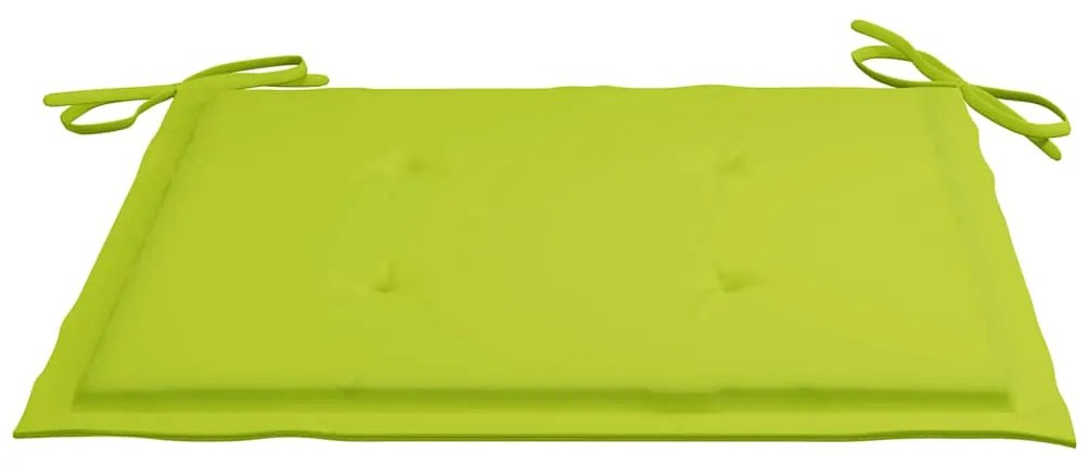 Cadeiras exterior dobráveis c/ almofadões 4 pcs acácia maciça