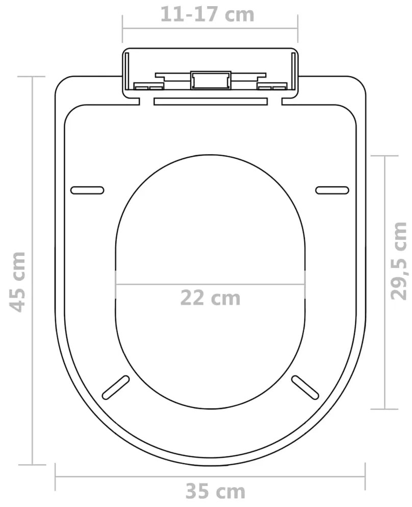 Tampos sanita com tampas de fecho suave 2 pcs plástico branco