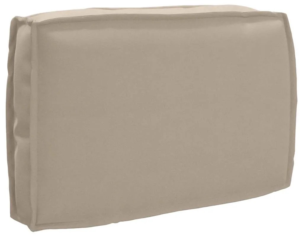 Conjunto de Almofadas para Palete 3 pcs Cinzento-acastanhado
