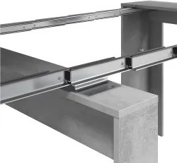 Mesa de Jantar Extensível CATARINA (51-237 cm) Betão