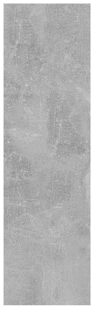 Estante de parede 75x16x55 cm contraplacado cinzento cimento