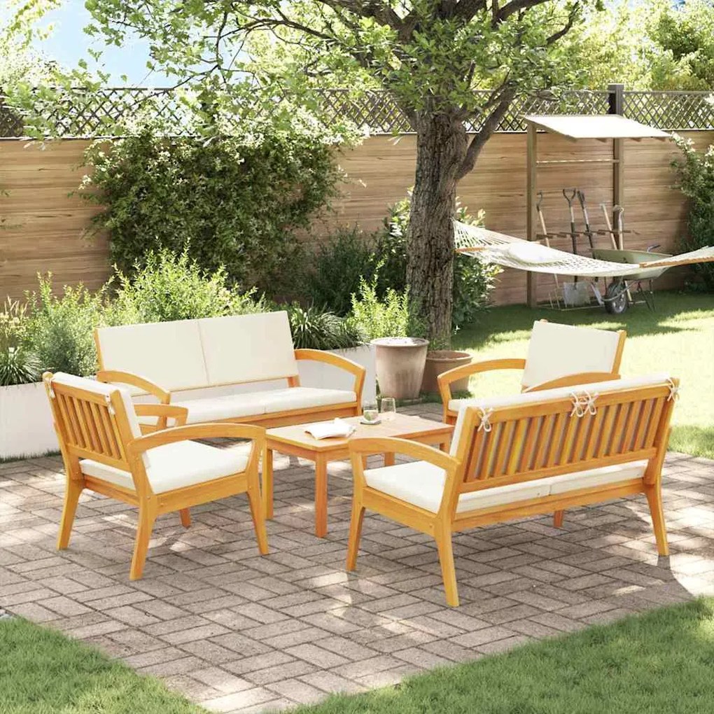 vidaXL Conjunto bistro 5 pcs Castanho 75 x 45 x 38cm