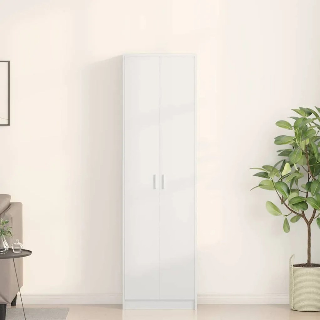 Guarda-roupa Branco 55x25x189 cm Madeira Engenharia