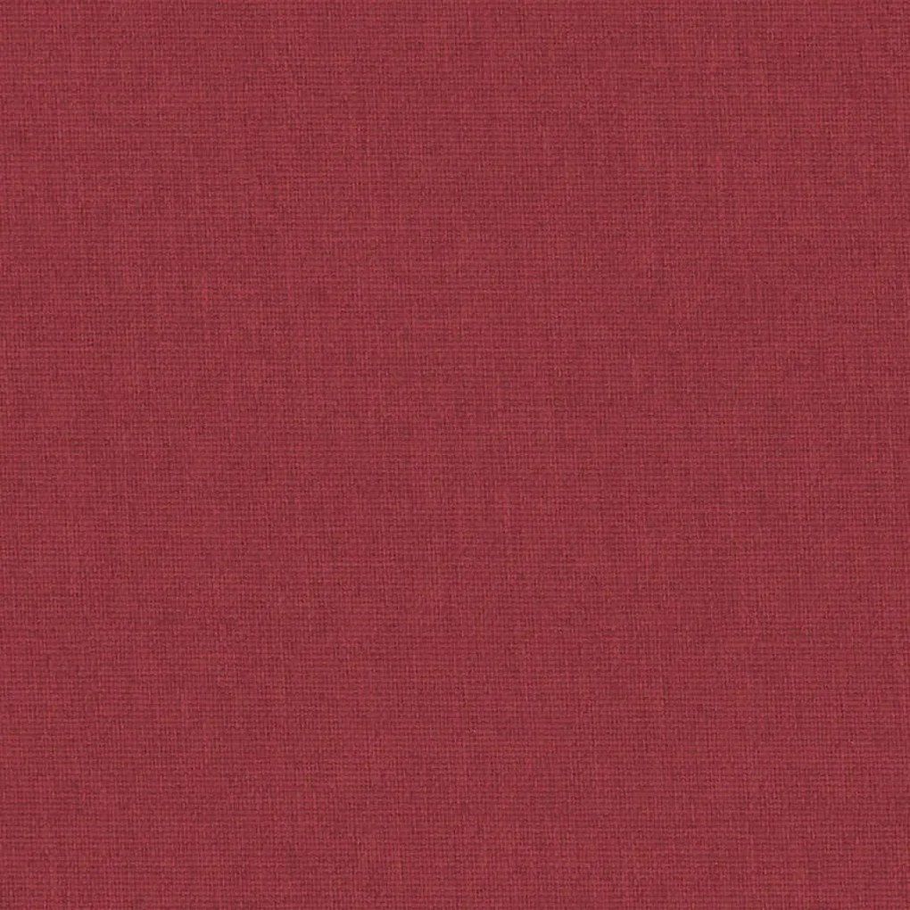 Cama de bebé com colchão tecido de linho vermelho