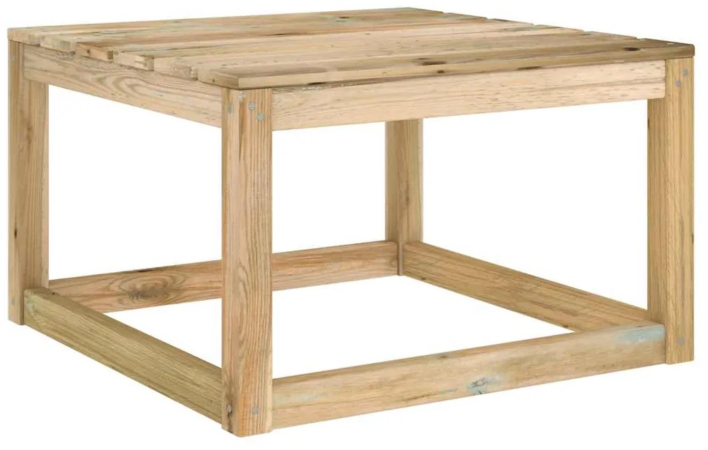 2 pcs conjunto lounge de jardim pinho impregnado a verde