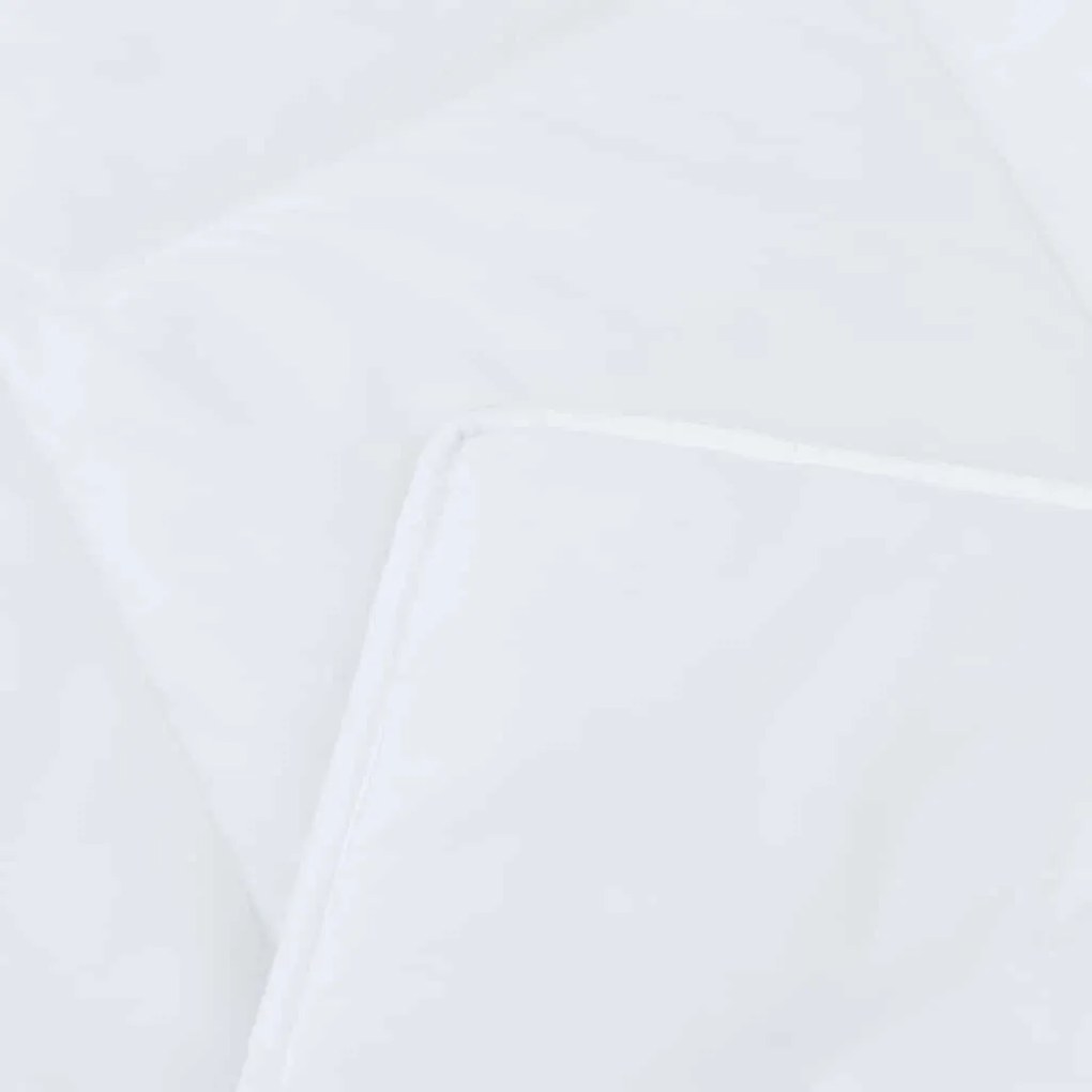 Edredão com travesseiro 3 pcs Branco 240 x 220 cm Microfibra