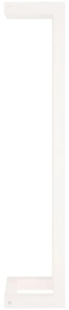 Toalheiro 23x18x90 cm pinho maciço branco
