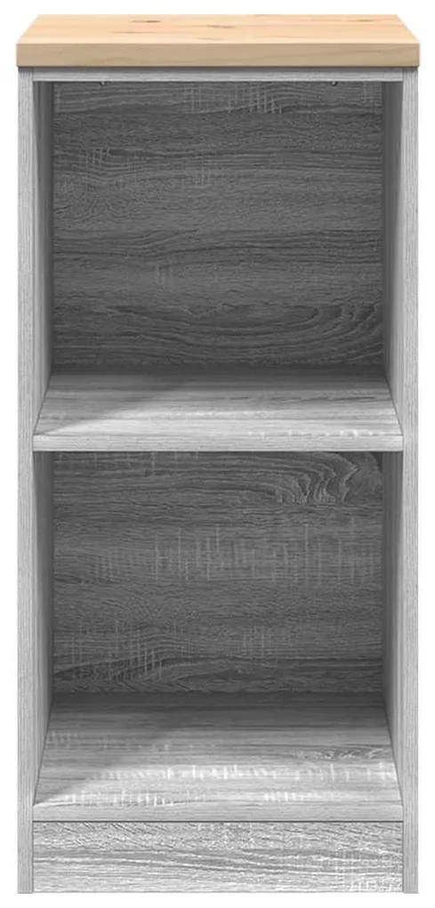 Armário de arrumação de garagem cinzento sonoma 40x51x85 cm