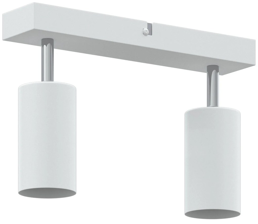 Spotlight de Teto 2 Via Ajustável Branco GU10