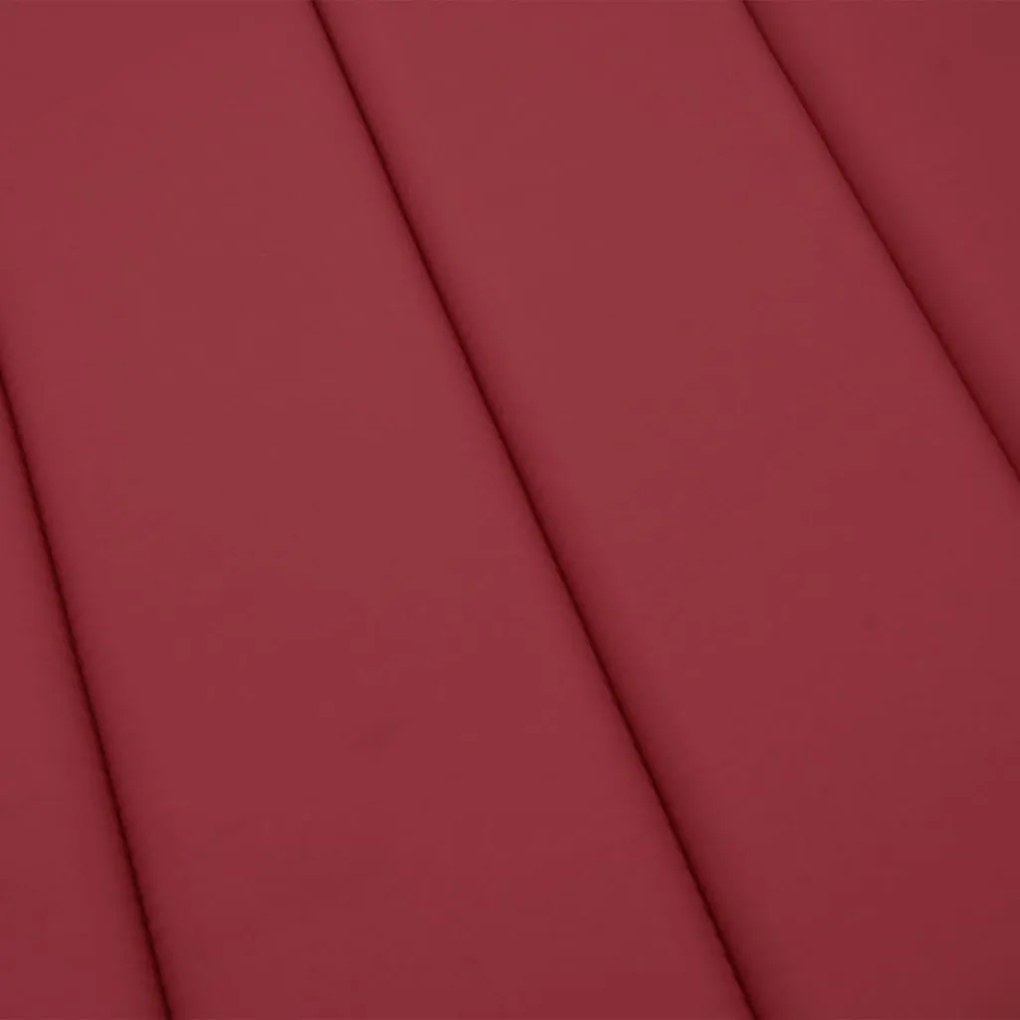 Almofadão p/ espreguiçadeira tecido oxford vermelho tinto