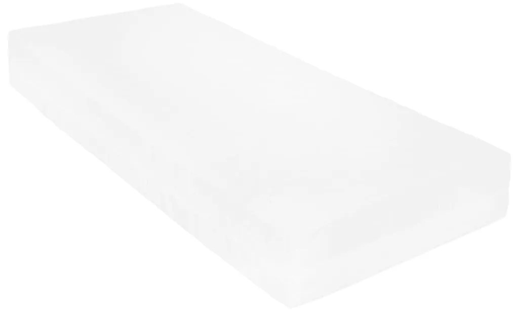 Sofá-cama com colchão 90x200 cm pinho maciço branco