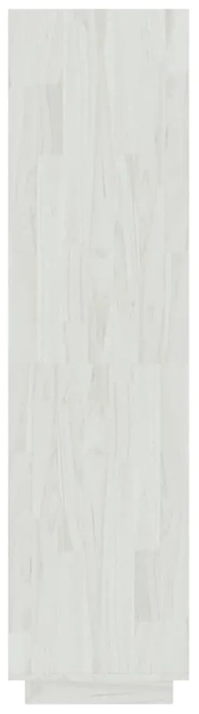 Estante/divisória 60x35x135 cm madeira de pinho maciça branco