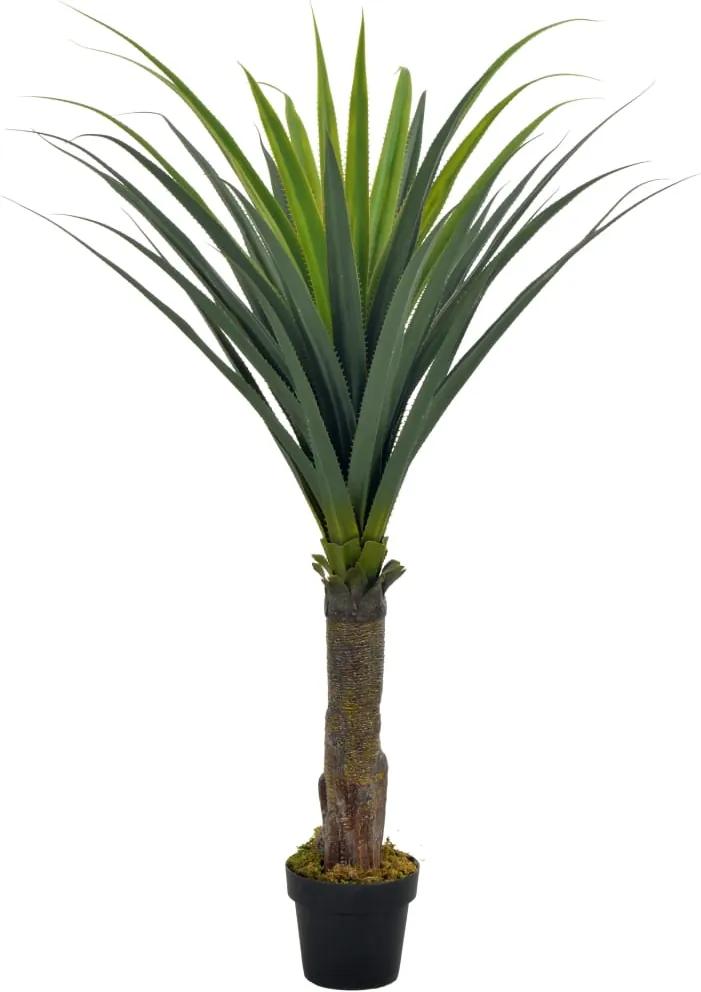Planta yucca artificial com vaso 145 cm verde