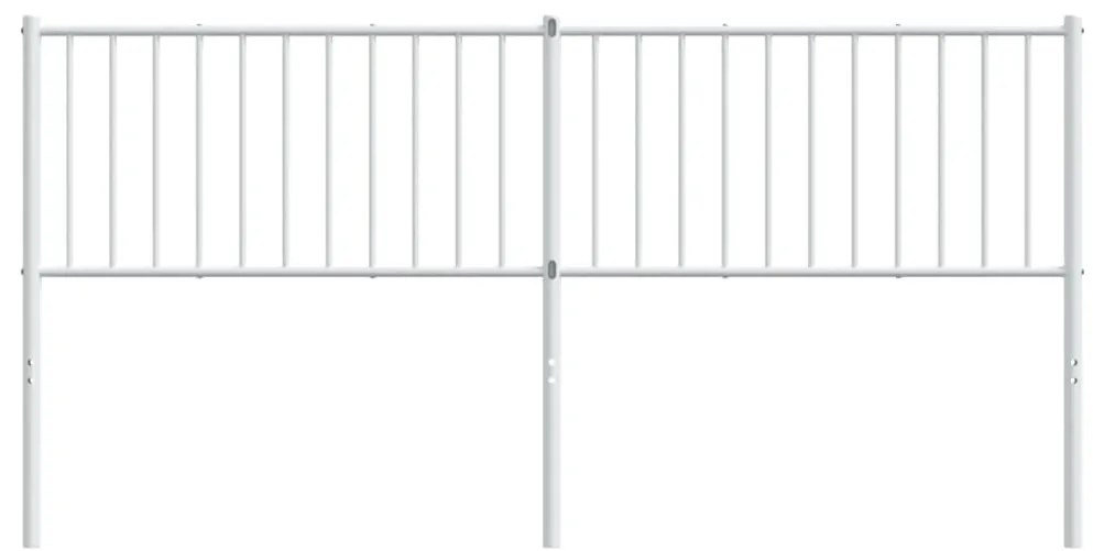 Cabeceira de cama 180 cm metal branco