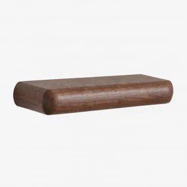 Consola De Parede Para Hall Em Madeira Carmen Castanho-acácia Escuro & ↔︎ 90 Cm - Sklum