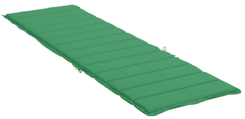 Almofadão p/ espreguiçadeira 200x70x3 cm tecido oxford verde