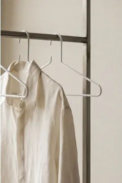 Pack De 6 Cabides Em Aço Alham Branco - Sklum