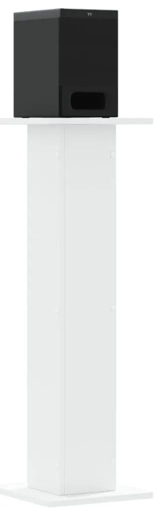 Suportes de colunas 2 pcs 30x30x95 cm derivados madeira branco
