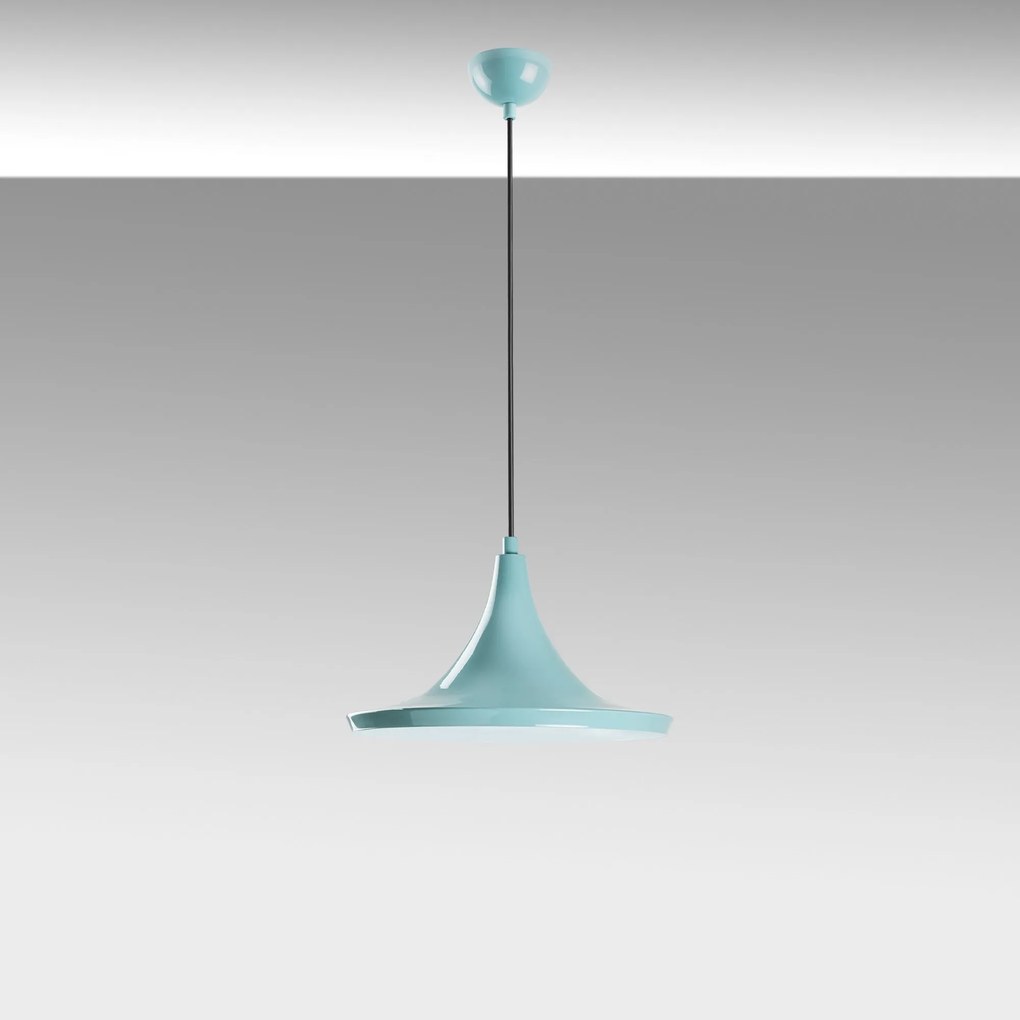 Candeeiro de Teto Tom – Turquesa – Ø30 h:20 cm