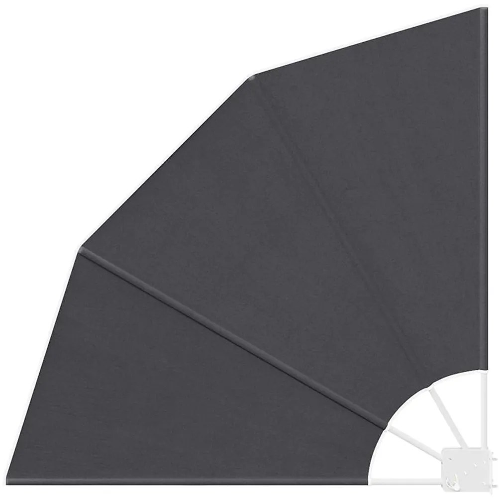 Tela de Privacidade para Varanda Preto 115 x 115 cm tecido