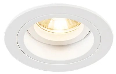 LED Foco embutido inteligente branco redondo inclinável com Wi-Fi GU10 - Chuck Moderno