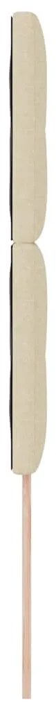 Cabeceira LED Creme de 100 cm Estofada