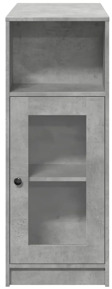 Mesa de bar c/ prateleiras derivados de madeira cinza cimento