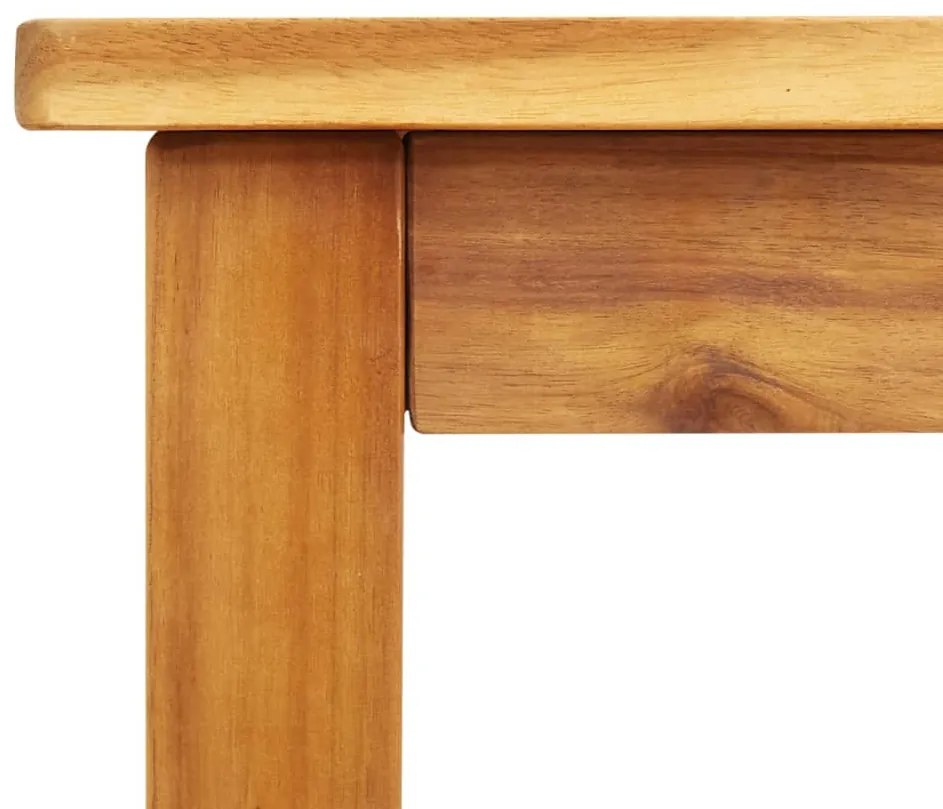 Mesa de jantar p/ jardim 180x90x75 cm madeira de acácia maciça