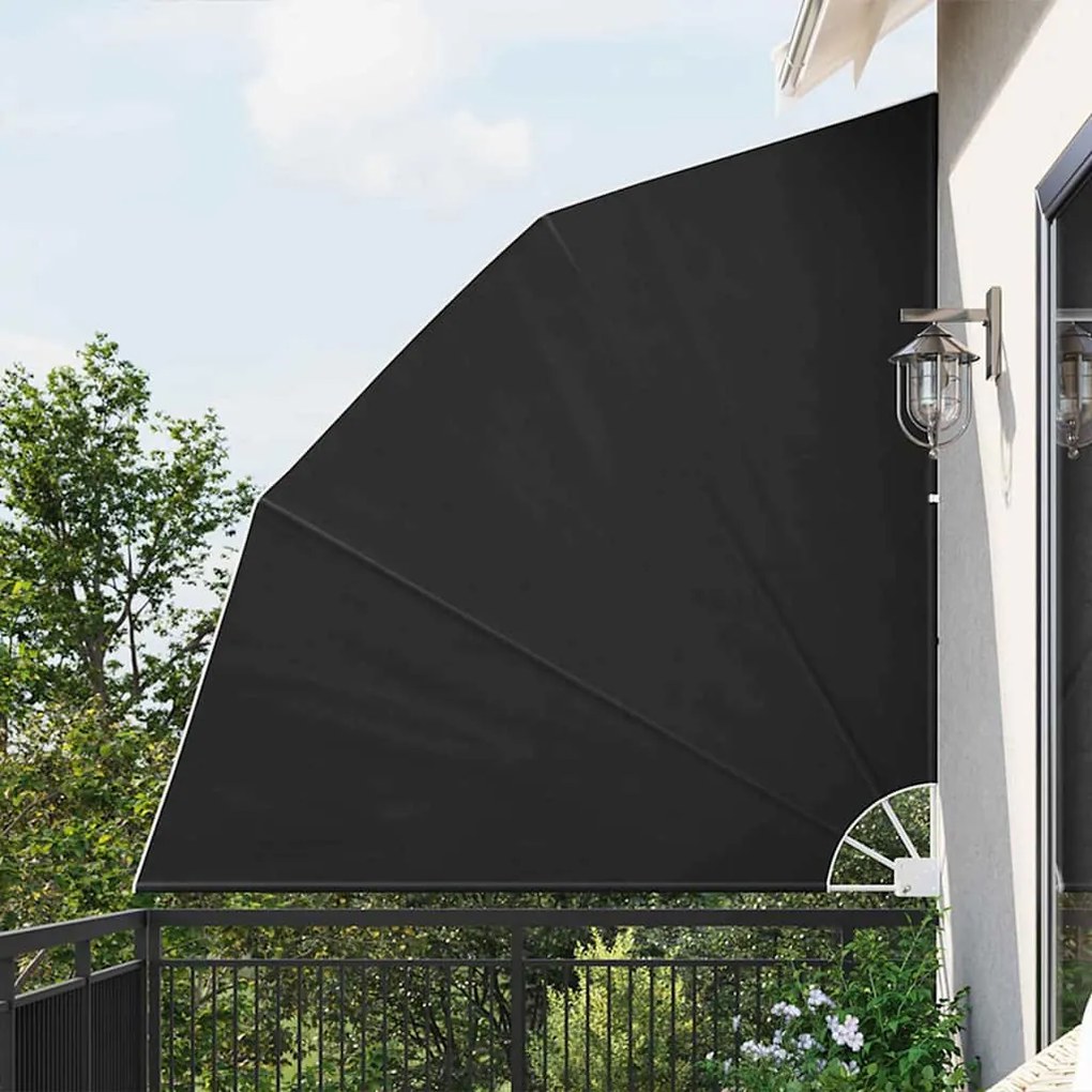 vidaXL Tela de Privacidade para Varanda Antracite 210 x 210 cm tecido