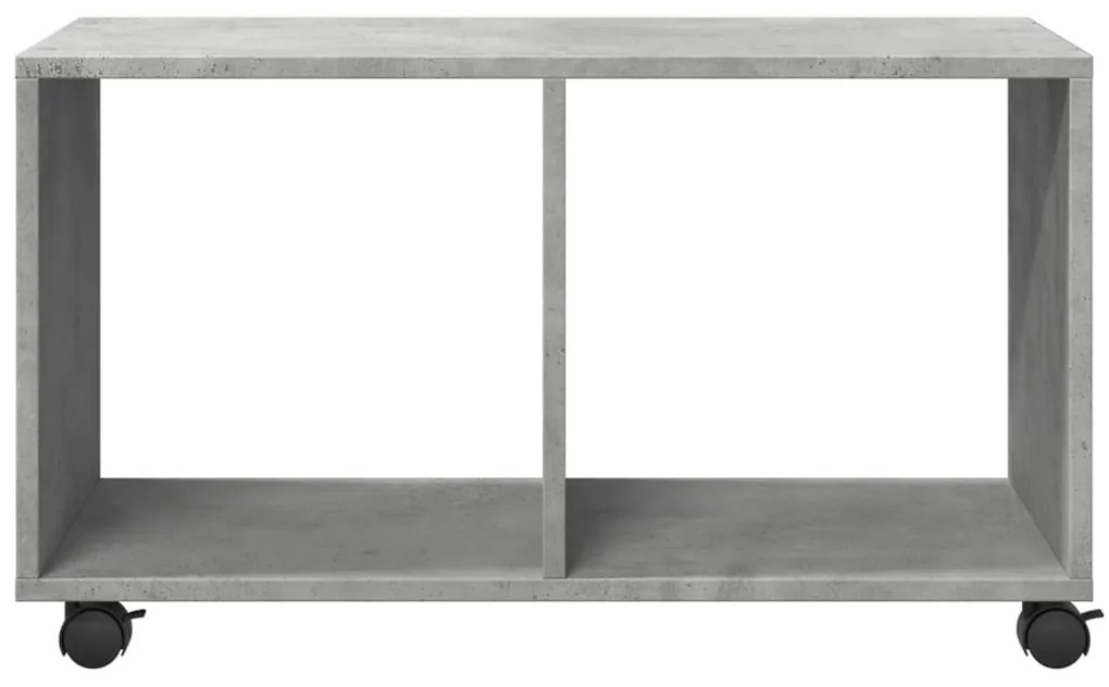 Móvel c/ rodas 72x33x42,5 cm derivados madeira cinzento cimento