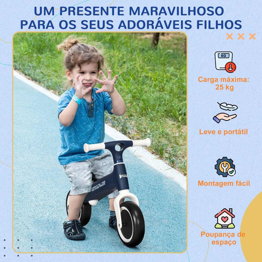 AIYAPLAY Bicicleta sem Pedais para Crianças de 18-36 Meses Bicicleta d