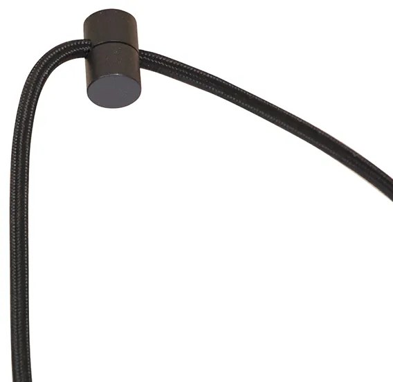 Candeeiro de suspensão design preto 9 luzes - Cavalux Moderno