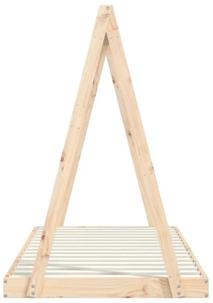 Estrutura de cama infantil 90x190 cm madeira de pinho maciça