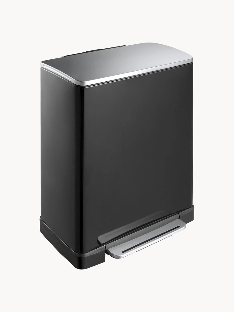 Caixote de reciclagem com pedal E-Cube, 28 L + 18 L