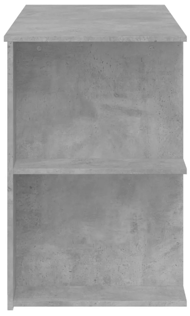 Secretária 140x50x75 cm derivados de madeira cinza cimento