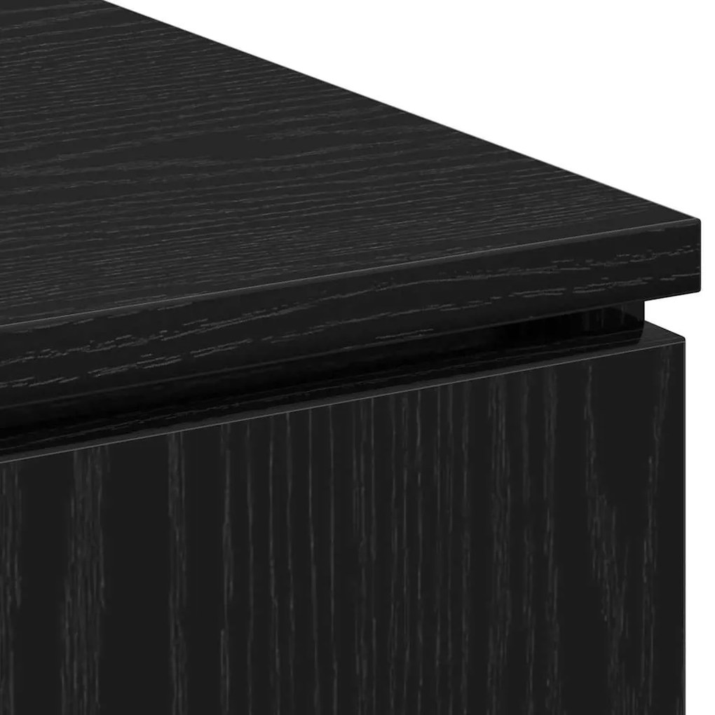 Cabide para TV Black 100x38x49 cm Madeira Derivada