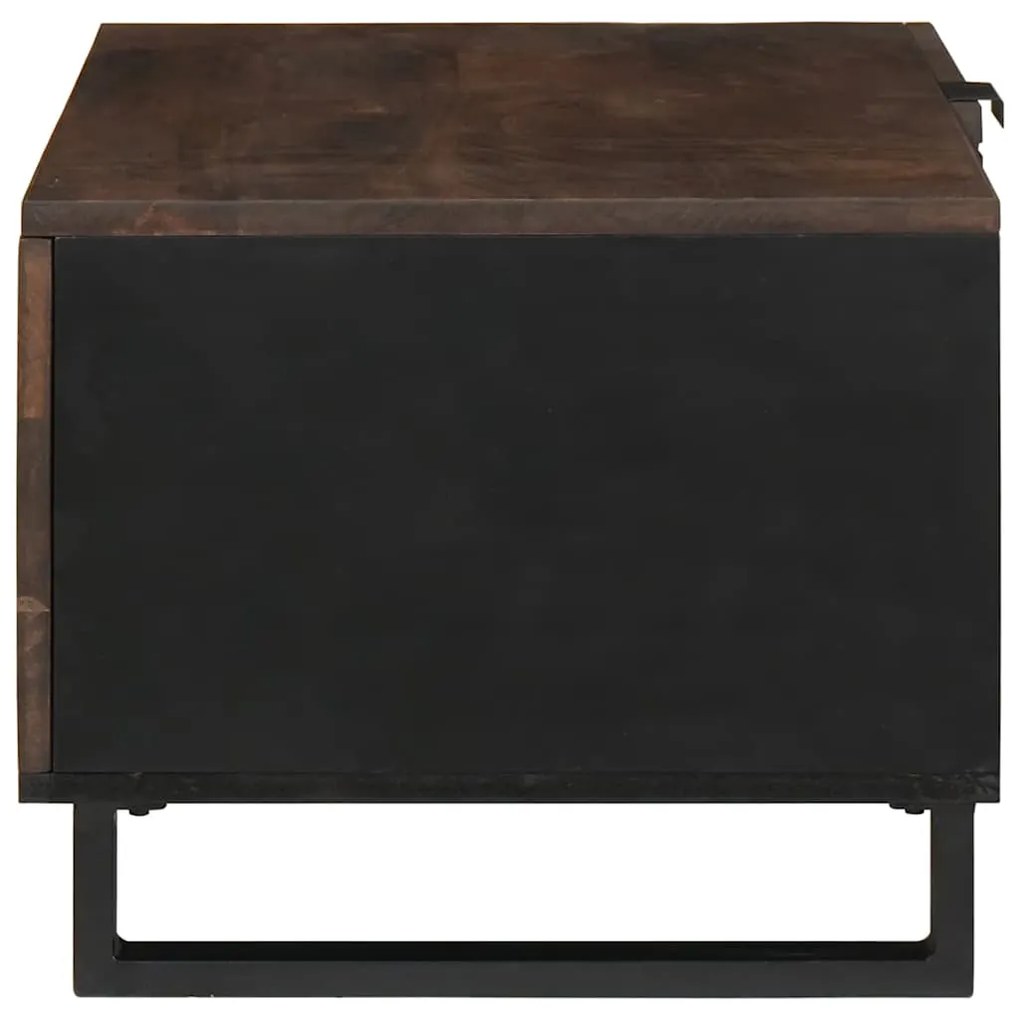 Mesa de Centro 80 x 50 x 40 cm - Madeira Sólida de Mangueira e Engenha