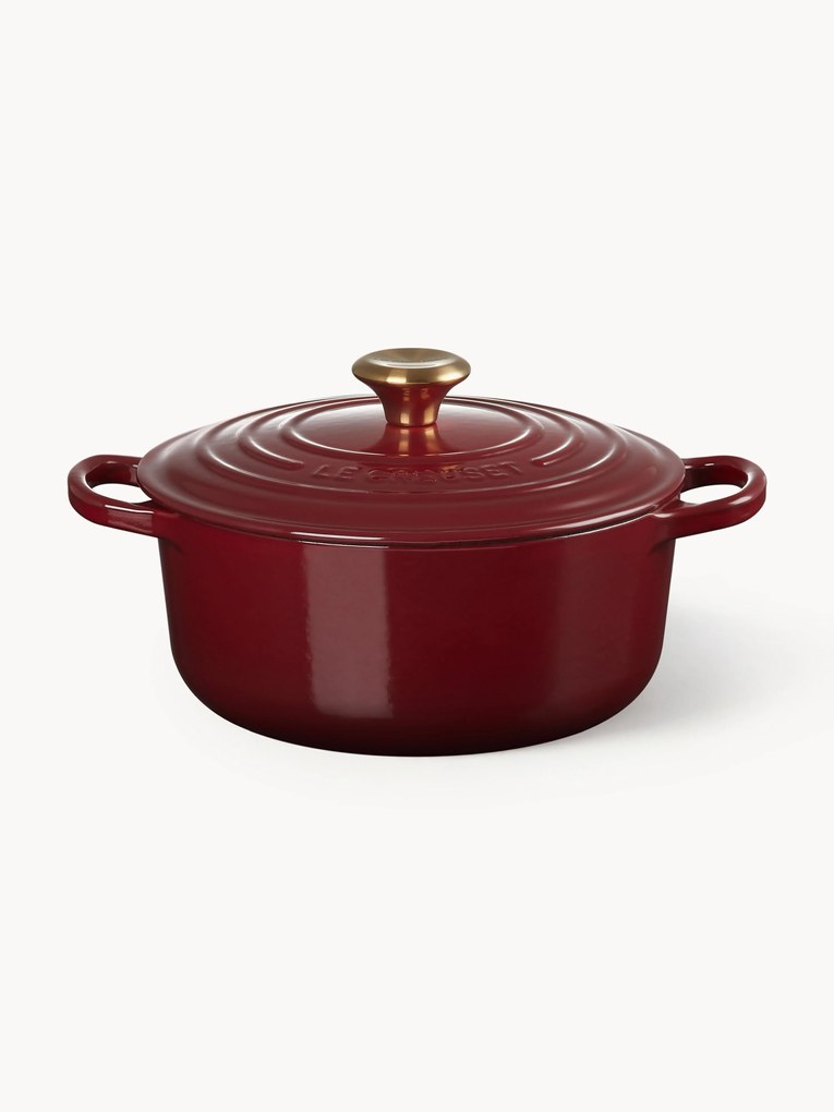 Caçarola redonda em ferro fundido Signature Collection