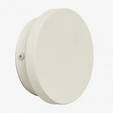 Aplique De Parede Led Em Aço Inoxidável Arizona Gardénia Branco & Ø12 Cm - Sklum