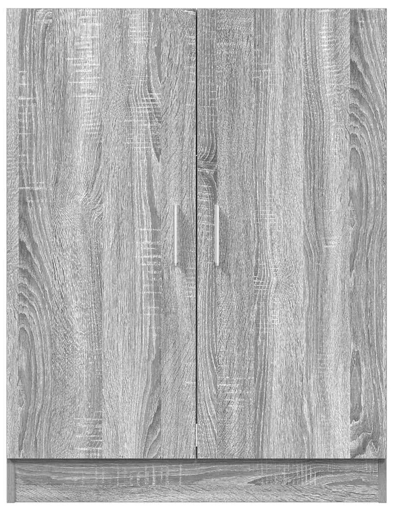 Armário máquina de lavar roupa 71x71,5x91,5 cm sonoma cinza